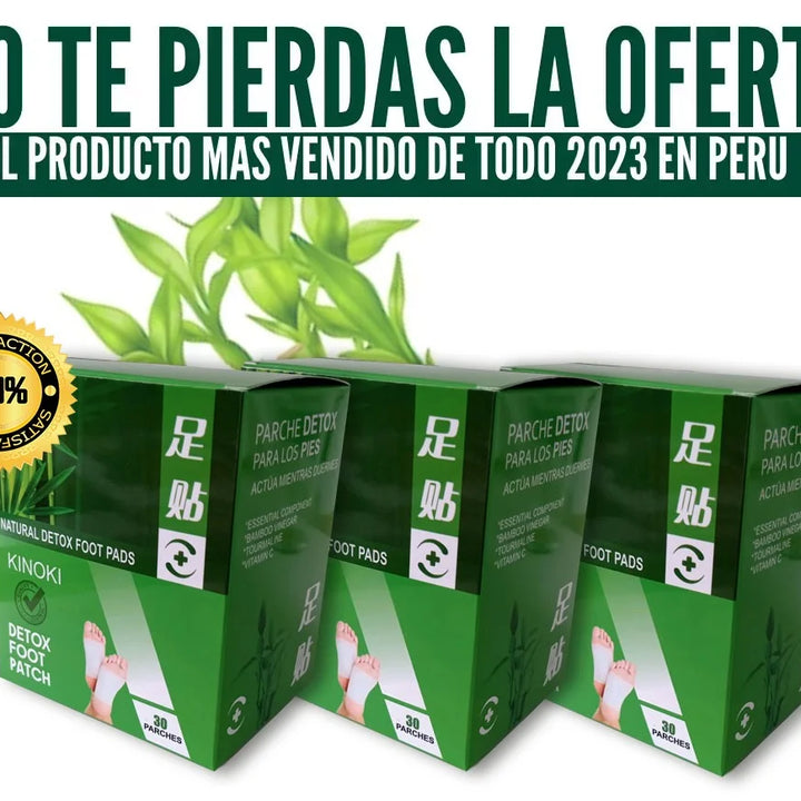 PARCHE DESINTOXICANTE (24 HORAS DE ACCIÓN) - EL USO CONTINUO DE LOS PARCHES MEJORARA SU BIENESTAR Y SALUD [ENVÍO GRATIS]